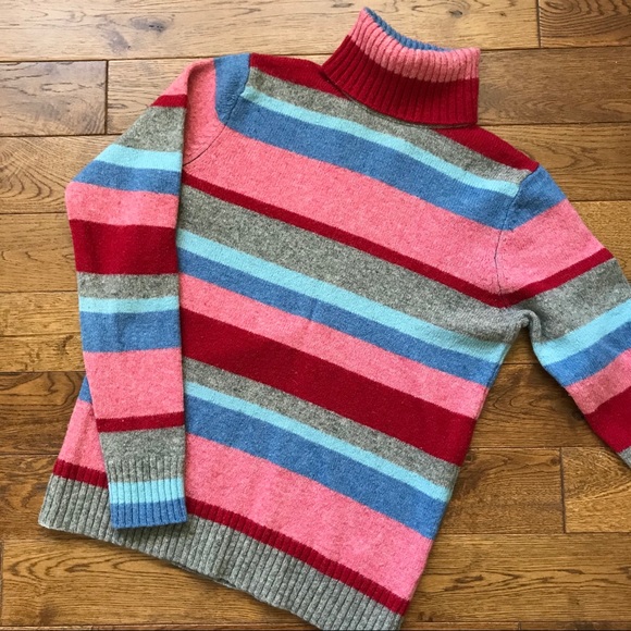 Striped turtleneck sweater - Picture 1 of 6